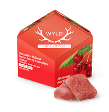 Wyld | Sour Cherry | Distillate Gummies - 100mg