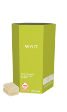 Wyld: Wellness Gummies | Pear 1:1 | 1000mg THC : 1000mg CBG | 20pk