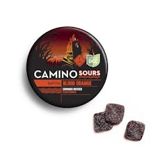Blood Orange Sour Gummies | 10pk | 110mg THC | Sativa Edible | Camino