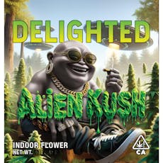 Delighted - Alien Kush (Indica) Big Flower 14g