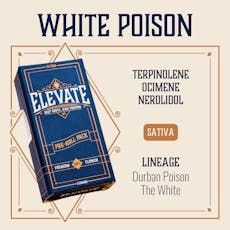 ELEVATE - PINS - PREROLL - 0.5G - 10PK - WHITE POISON - SATIVA