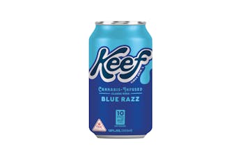 Blue Razz Soda - 10mg - 12 oz can