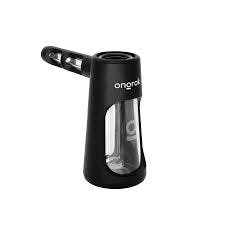 ONGROK - GLASS - ALUMINUM GLASS BUBBLER - BLACK