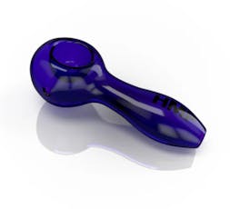 HMP 4" Glass Spoon Pipe Navy