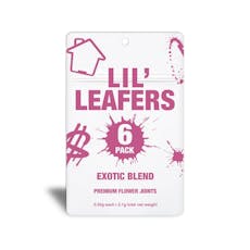LiL' Leafers Premium Flower Joints 2.1g: 6pk Exotic Blend