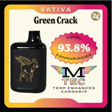 Dank Tank - Green Crack Disposable - 1g