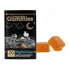 Canna Cure Farms - Night Time - Honey Lemon - 20ct Gummies