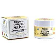 Healing Rose | Lemon Ginger CBD + CBG Salve 8x