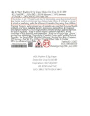 Rythm 0.5g Vape Dulce De Uva (I) 01339