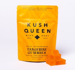 Tangerine 2:1 THC:CBD High Terpene Extract Gummies (100mg)