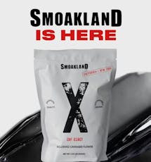 Smoakland X | White Widow | Flower | 28g | Hybrid | THC 20.9%
