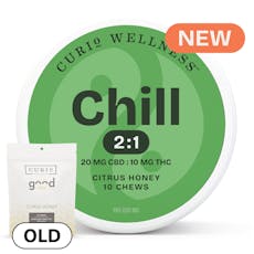 Curio - Chill 2:1 Citrus Honey Chews (10ct/10mg)