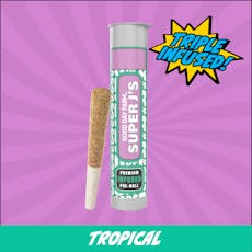 GDF: Infused Pre-Roll | Tropical x Double Dream | Super J's | 1g