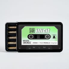 Illicit Infused Smokos Infused .5g Pre Roll 7pk - Hybrid