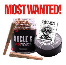 Uncle X 14 Preroll Pack 7g - Cadillac Rainbows