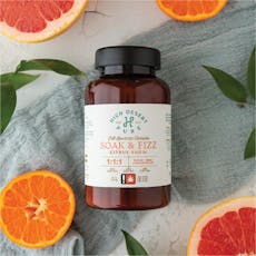 Soak and Fizz | CItrus Snow | 600mg | 1:1:1 | THC:CBD:CBG | 16oz