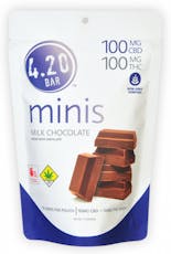 420 Bars 1:1 Milk Chocolate 200mg