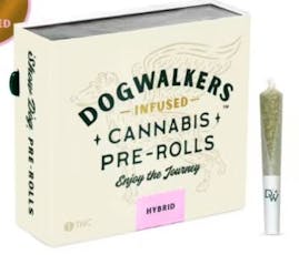 DOGWALKERS BANANACONDA INFUSED 12PK PRE-ROLLS 5.4G