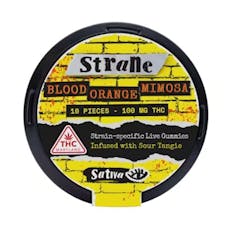 Strane - Blood Orange Mimosa - Live Infused Gummies 10pk (100mg)
