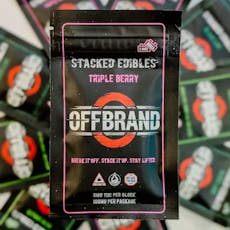 Offbrand Stacked Gummies 2pk (100mg) Triple Berry