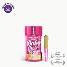 Jeeter Infused Quad Baby Prerolls 5pk 2.5g Hybrid Pink Lemon