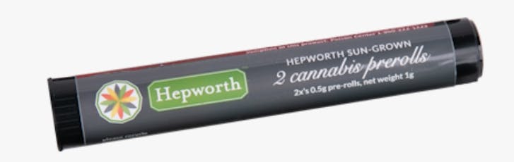 Hepworth | Tahoe OG | 0.5g 2pk Prerolls