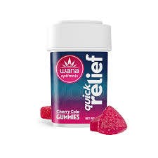 Wana | Quick Gummies | Relief | Cherry Cola - 5:5:5:1