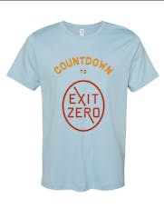Glenrio Shirt - "Countdown to Exit Zero" - Blue MEDIUM