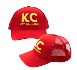 KEY - HAT - RED KINGDOM TRUCKER - RED - OS
