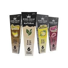 King Palm Hemp Cones 1-1/4" 6pk