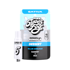 MFUSED | Super Fog | Blue Dream | Sativa | Fire | Ion | Cart | 1g