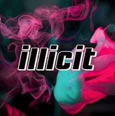 Illicit T-Shirt | Royal Blue & Red