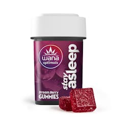 Wana Optimals 10mg - Stay Asleep Dream Berry (CBD:200mg, THC:100mg, CBG:50mg, CBN:50mg)