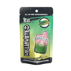 HELLAVATED CLOUD BAR Melon Sherbert Disposable Vape 1g