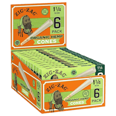 Zig Zag Organic Hemp Cones | 1 1/4