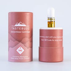 Taste Budz Live Rosin Cart 500mg Sativa; Karma 20/20