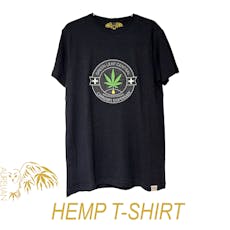 Black Hemp T-Shirt | Medium | Green Leaf Central
