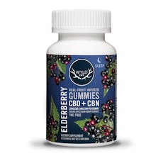 Wyld - Elderberry 5:1 CBD/CBN Hemp Gummies 10pk- 1.4oz