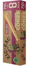 Unbleached Mini Sized 70mm Cones (8-Pack)