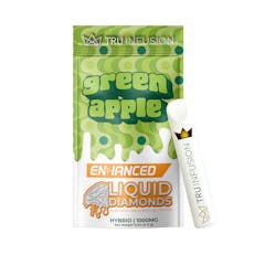 Tru Infusion Enhanced Liquid Diamond Disposable 1g: Green Apple