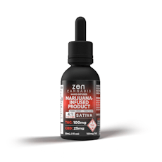 4:1 (THC:CBD) Sativa Fresh Mint Tincture - 100mg/25mg