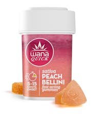 Wana | Fast-Acting Gummies | Peach Belini