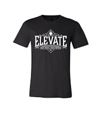 ELEVATE - T-SHIRT - CLASSIC LOGO - BLACK - S
