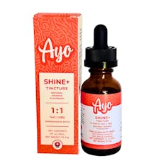 Ayo: Tincture | Shine+ 1:1 | THC:CBD | Orange | 30mL