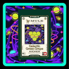 Mule Extracts Galactic Green Grape Kicker Hybrid Gummy 100mg