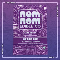 Grape Pop Live Resin Gummies