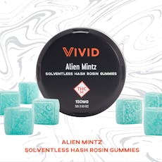 VIVID - GUMMIES ROSIN LIVE - 150MG - 10PK - ALIEN MINTZ - HYBRID