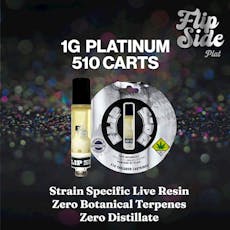 Gas Apple 1g Flipside Platinum Cart Live Resin - Plaid Jacket