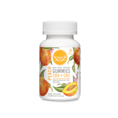 WYLD - Hemp-Derived Peach Gummies (20mg CBD 10mg CBC 20pk)