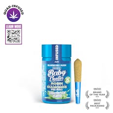 Jeeter - Quad Infused Baby Prerolls 5pk - Blueberry Kush (I) (2.5g)